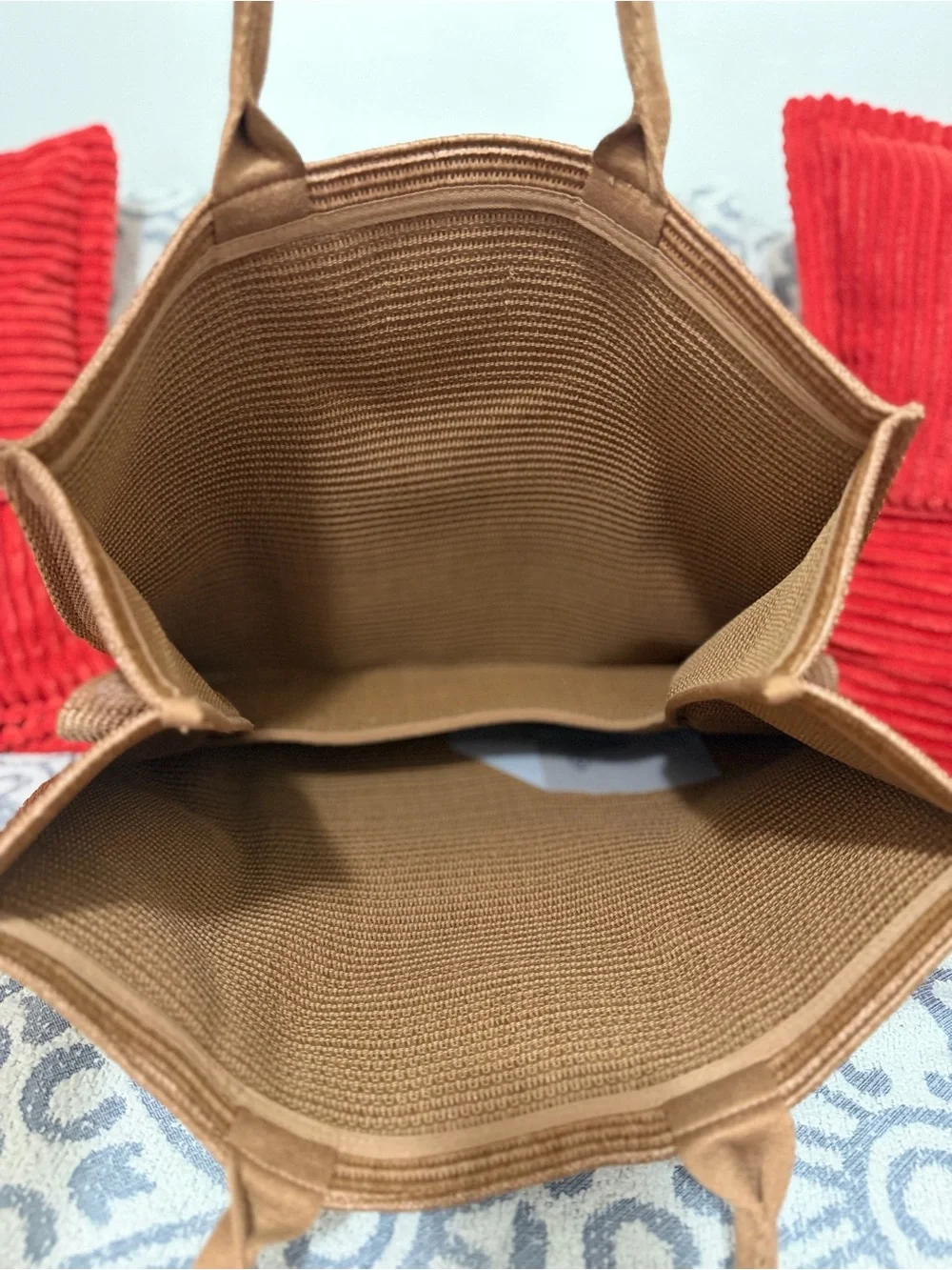 Burberry rattan tote